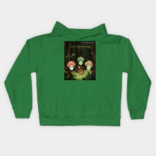 Mushroom Dance Party Kids Hoodie